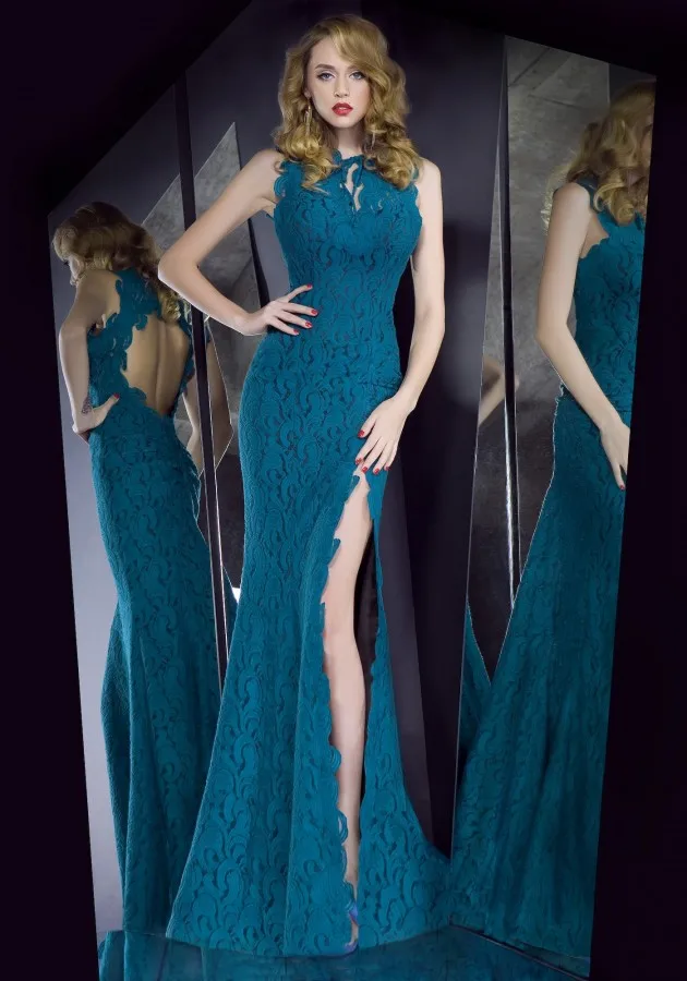 Robe de soiree длинное вечернее платье русалки с высоким разрезом, сексуальное платье с открытой спиной для выпускного вечера, платья для матери невесты с открытыми плечами