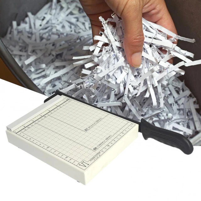 Recortadora de tarjetas de papel A5, guillotina, recortadora de fotos, Base  de acero, cortador de papel