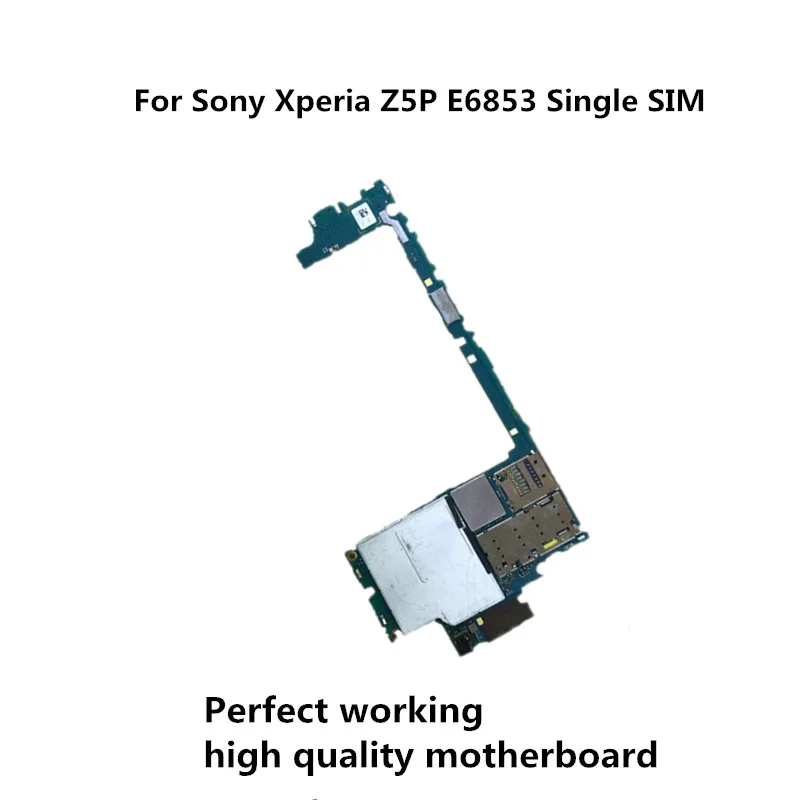 Полная работа оригинальная разблокированная материнская плата для sony Xperia Z5P E6853 Одиночная SIM