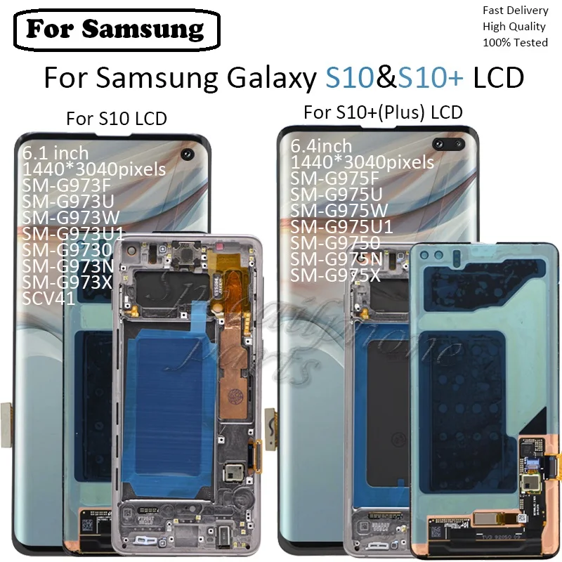 s10+ lcd screen made in china