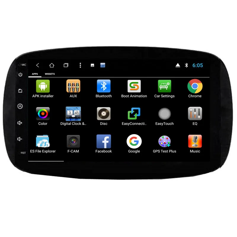 NaviTopia 9 дюймов 8 core ram 2G rom 32G Android 8,1 автомобильный радиоплеер для Benz Smart-с wifi/карты/gps