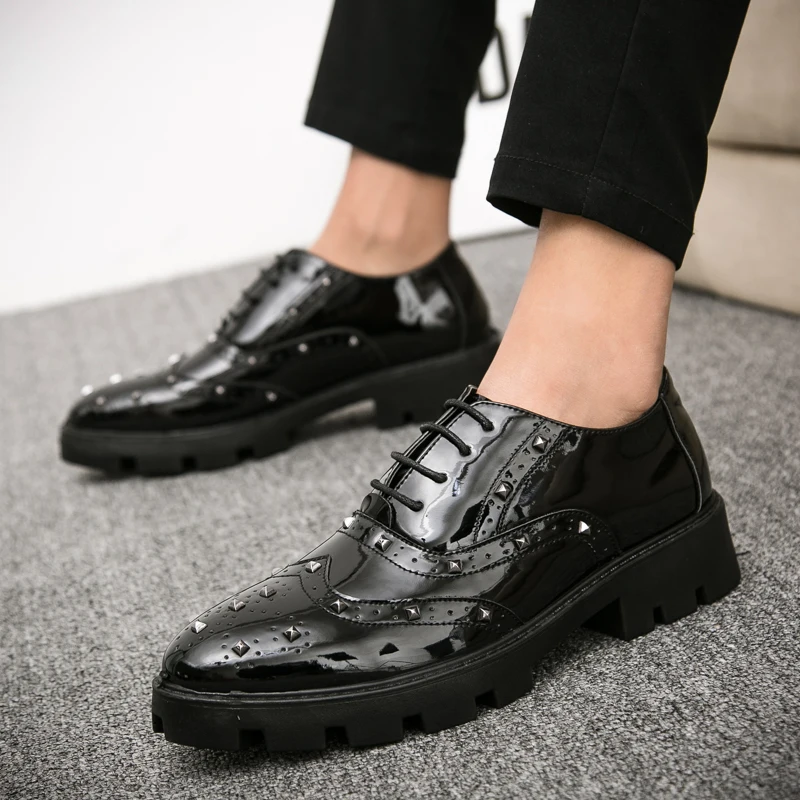 

Leather Black Loafers Mens Comfort Slip-On Casual Shoes party club Breathable zip Flat-Bottomed Shoes Fashion Light moccasins a4