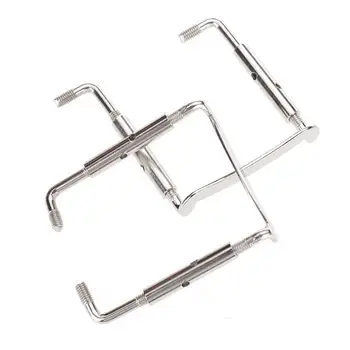 

3x Great Replace parts 2 Silver 4/4 Violin Chinrest Chin Rest Clamp screw