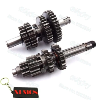 

YX140 Transmission Main & Counter Shaft with Gear Box for Horizontal YX 140cc Pit Dirt Bike Motocross Motorcycle SDG SSR