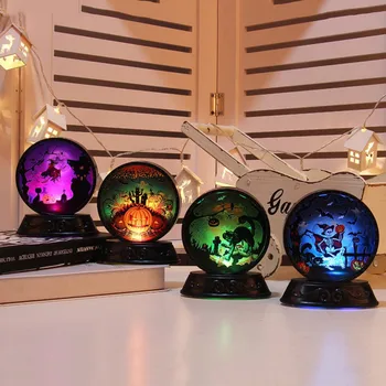 

1pc Pumpkin Night Light Halloween Decoration Props Creative Desktop Decorations Lights