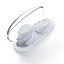 Настоящие беспроводные наушники водонепроницаемые TWS умные сенсорные наушники со встроенными микрофонами Bluetooth 5,0, Hi-Fi, Стерео звонки