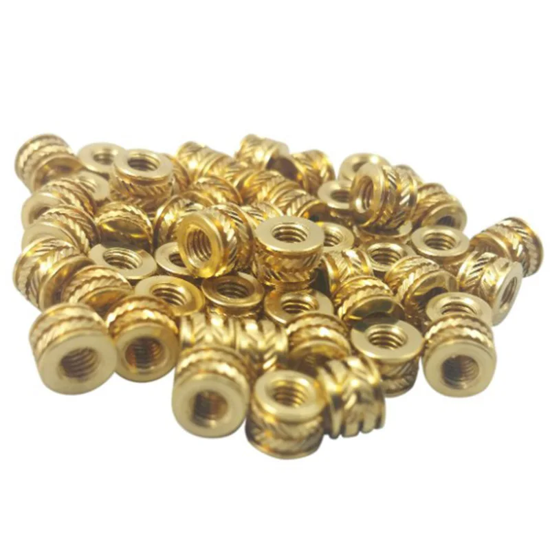 

Threaded Heat,M3 m M3-0.5 Brass Threaded Metal Heat Set Screw Inserts for 3D Printing(50 Pcs)