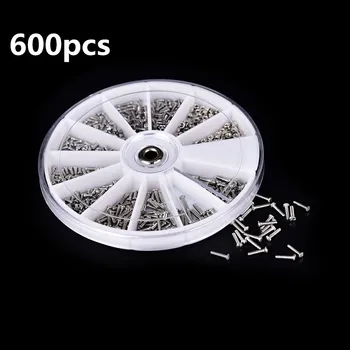 

600pcs/box 12 Kinds of Stainless Steel Small Screws Nuts Assortment Kit Repair Part Tools For Watch Eye Glasses Clock