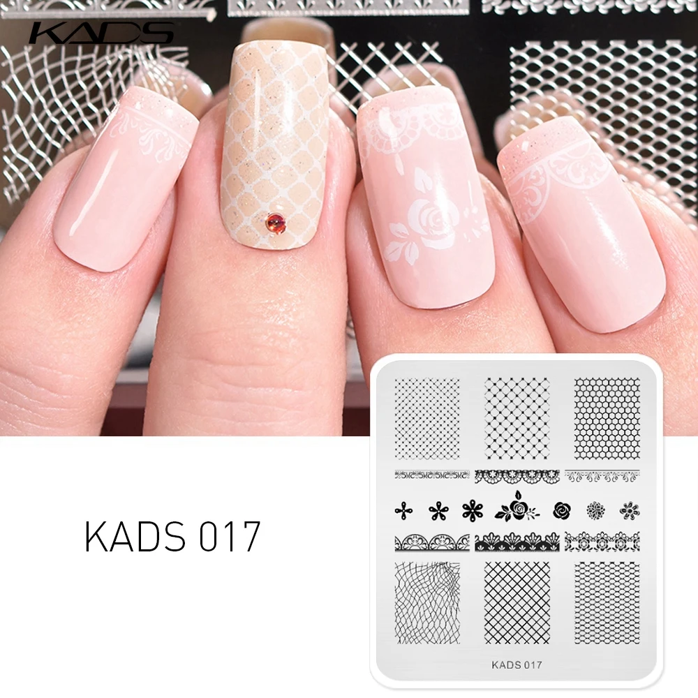 Kads Stamping Plates Flower Nail Art Stamping Template Christmas Datura Image Manicure Nail Stencil For Nails Stamping Tool Aliexpress Beauty Health