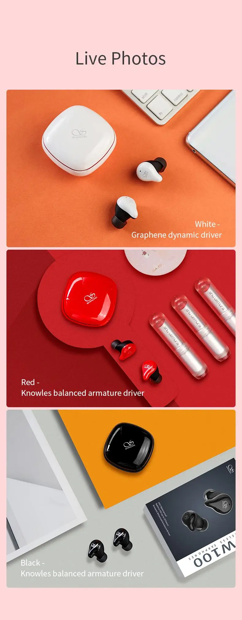 Shanling MTW100 TWS настоящие беспроводные наушники Bluetooth 5,0 IPX7 водонепроницаемые беспроводные наушники-вкладыши гарнитура
