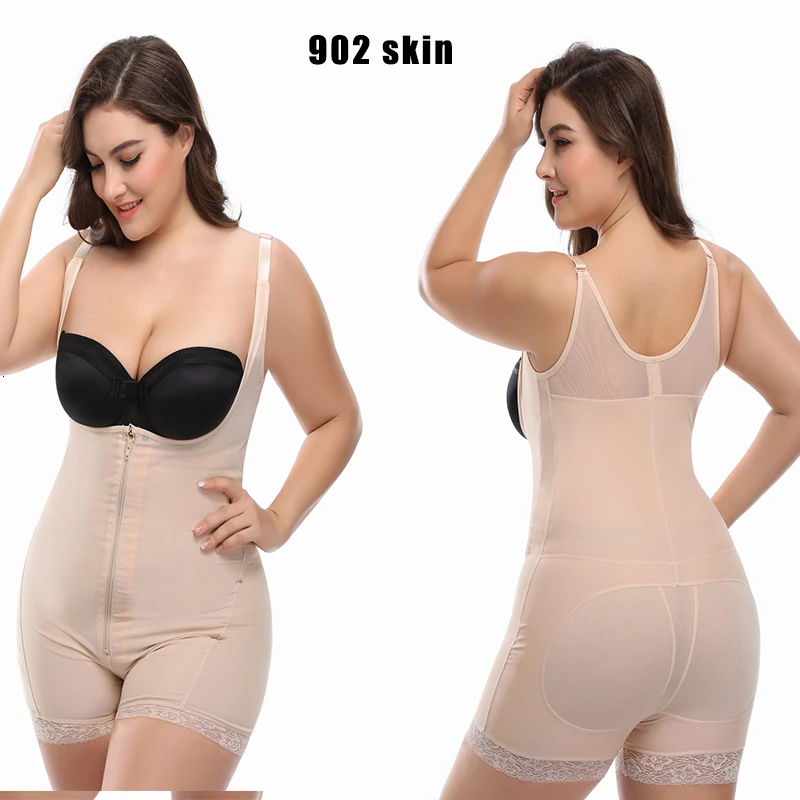 902 Skin colour Корректирующее белье для талии, Корректирующее белье для похудения, корсет для похудения Reductora Butt Lifter, моделирующий пояс, Корректирующее белье для тела, Faja для женщин - Color: 902 Skin colour
