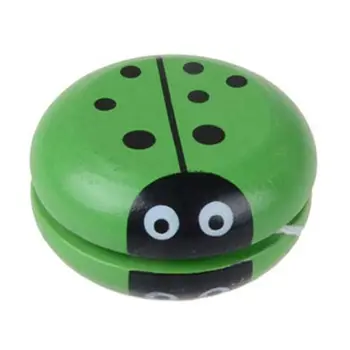 

8 Pcs Ladybug Yoyo Balls Creative Cartoon Wood Playing Toy Gift for Kid Children Wholesale