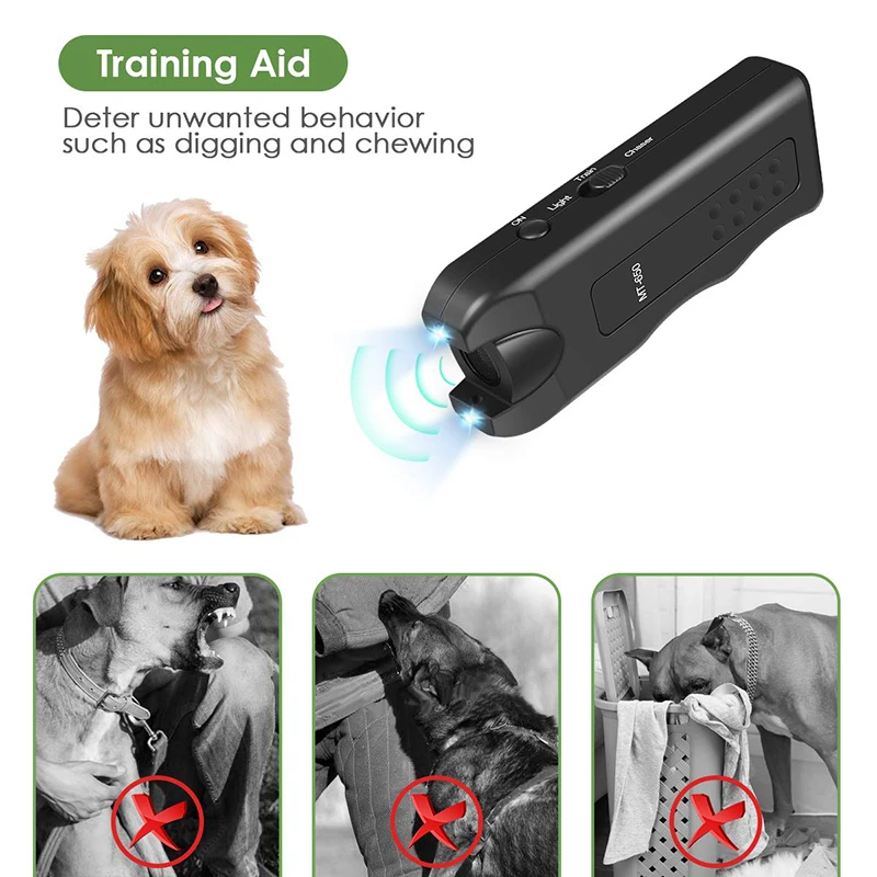 Koop Benepaw Ultrasone Hond Repeller Efficiënte Anti Bark Hond Deterrent Huisdier Gedrag Training Safe Stop Blaffen Apparaat Controle