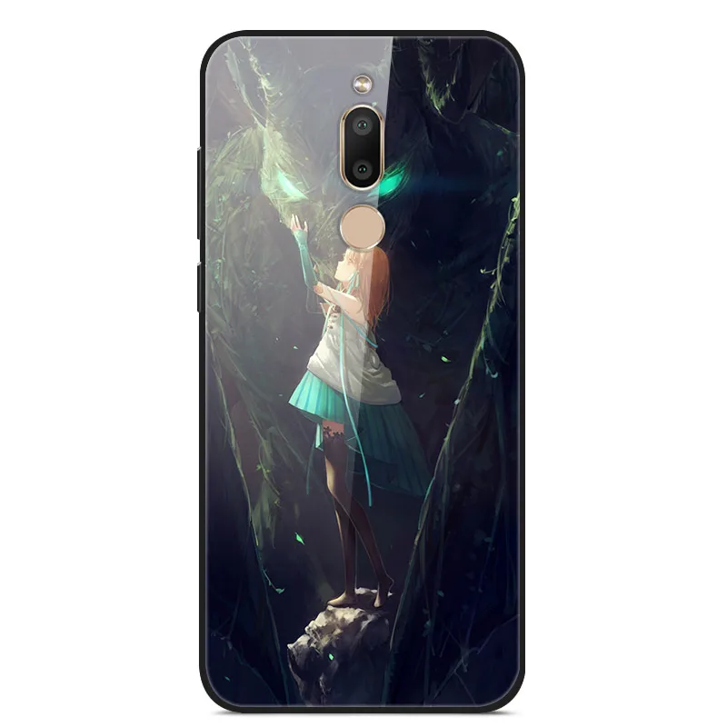 Чехол из закаленного стекла для Meizu note 9, мягкий бампер, 3D принт, чехол для Meizu 16XS X8 15 Lite M8 Lite M6T, стеклянный чехол для телефона - Цвет: 06
