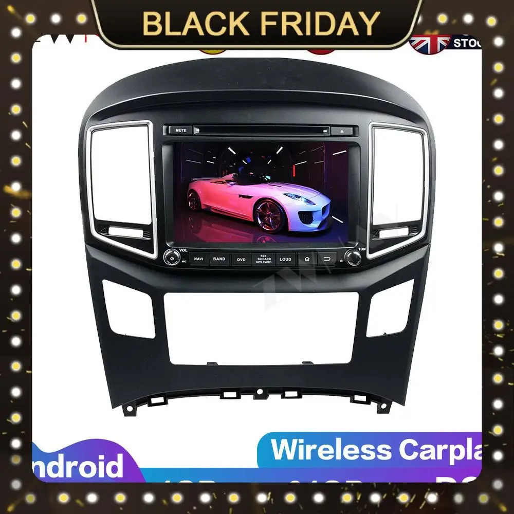 

Android 10 PX6 4+64G with DSP Carplay IPS Screen For Hyundai H1 2016 2017 2018 IPS Car multimedia Player head unit DVD Player