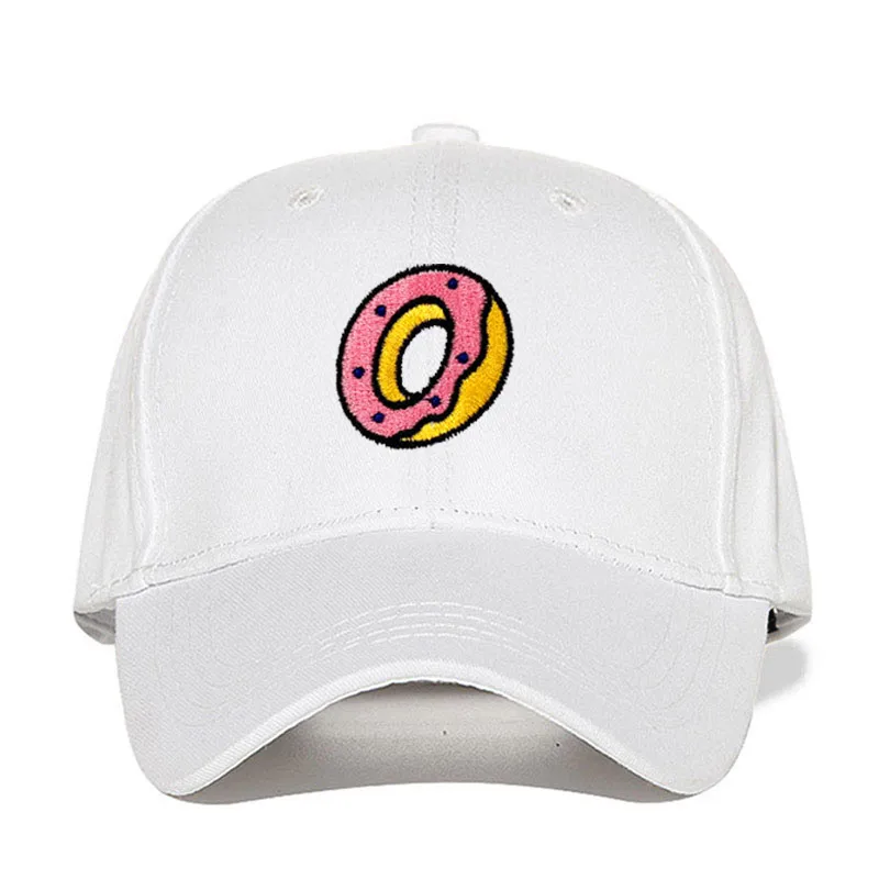 Новая мужская бейсбольная кепка, хлопковая шапка с вышивкой пончик, модная шапка для папы, весенне-осенняя хлопковая бейсболка для гольфа, женские шапки, Прямая поставка