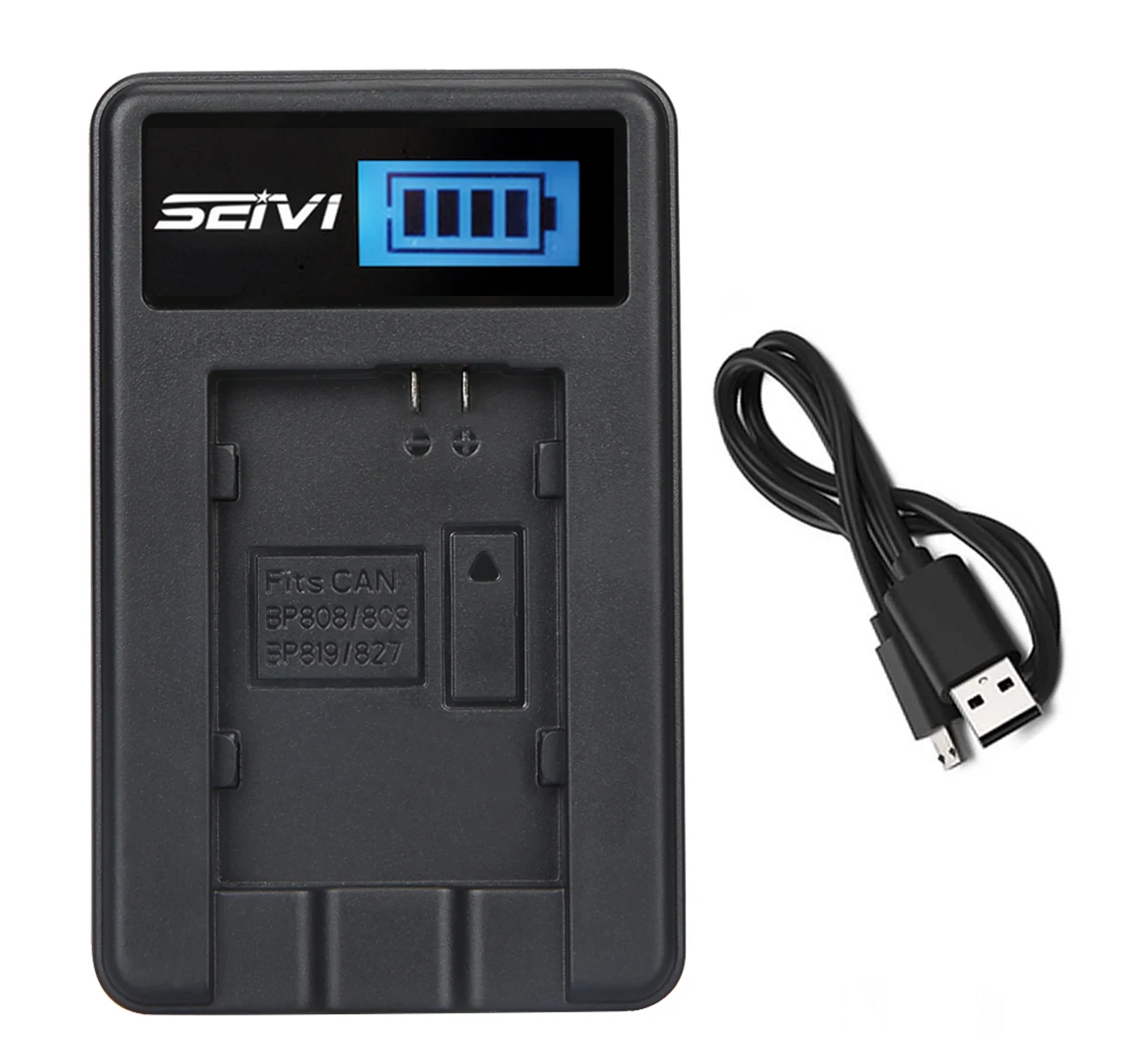 Caricabatterie Vhbw Per Canon Legria HF46, HF G10, HF-G25, HF-G30 | Stazione Di Ricarica + Adattatore Auto 12V | 8,4V 0,6A
