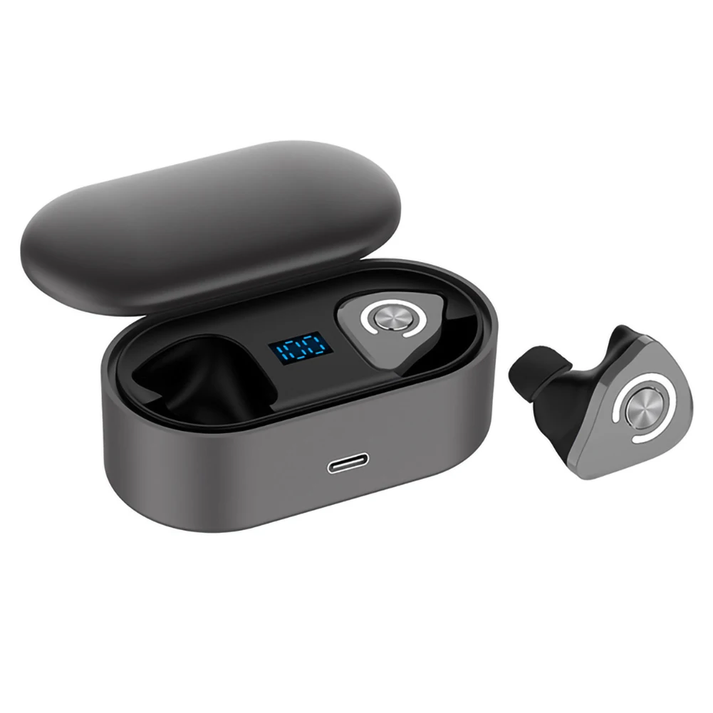 M9 TWS беспроводные наушники Bluetooth 5,0 Hifi звук беспроводные наушники сенсорное управление гарнитура игровая стерео гарнитура - Цвет: Серебристый