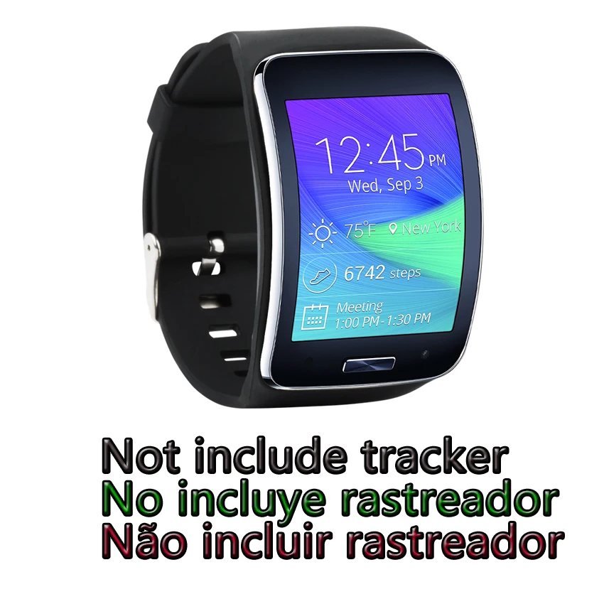 Baaletc замена Браслет спортивный браслет ремешок простой ремешок для samsung gear S SM-R750 браслеты(не включены часы - Цвет: Яркий