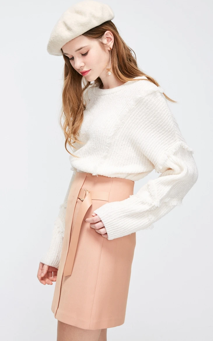 Vero Moda женская OL стильная облегающая юбка на шнуровке | 319116523