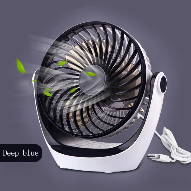 

5 inch USB Fan Portable 2 Speed Adjustable 360 Rotatable Mini Fan Air Cooler for Home Office Bedroom Desktop