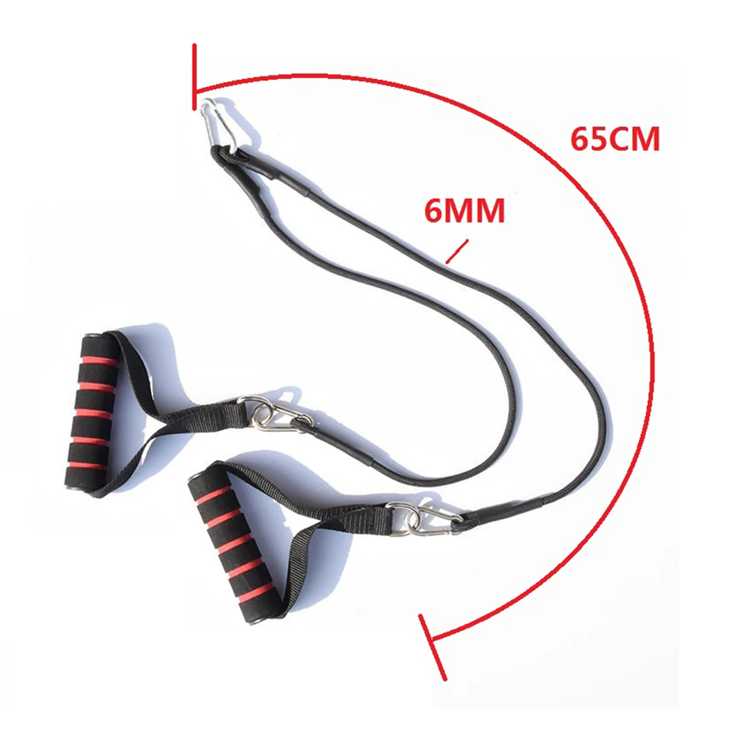 Solid Pulley Cable Machine System- Pull Handle Chest Training Strap Rope Hooks Fitness Lifting Steel Wire Cable DIY Loading Pin