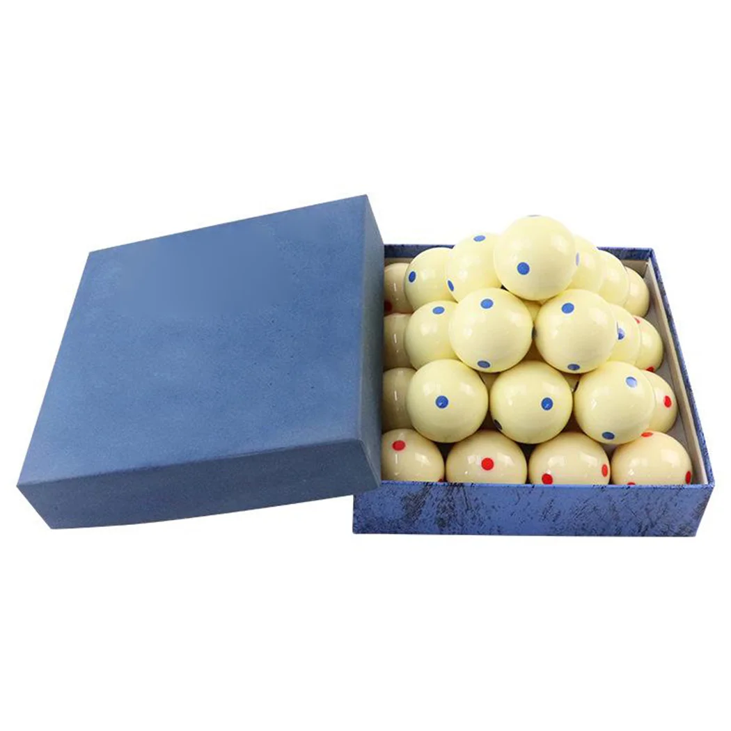 Billiard Ball 57.2MM 6 Dot-Spot Pool Practice Training Cue Ball 6 Oz-2 1/4" Indoor Entertainment Equipment
