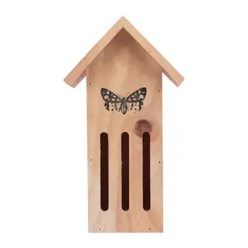

Wooden Butterfly House Safe Protective Insect House for Provide Butterflies with a Safe Haven to Rest