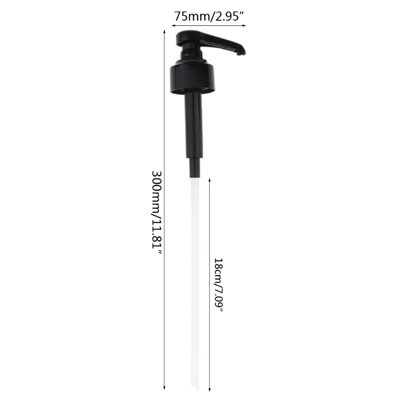 4 Pcs Coffee 1 Liter Dispenser Syrup Pump Black Liquid Dispenser for Monin Syrup 10Ml Juice Bottle Pump