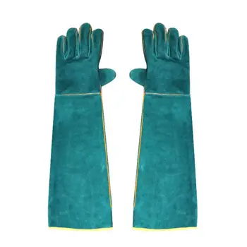 

Reptile Handling Gloves Bite Proof Scratch Resistant Snake Lizard Wild Animals Protection Gloves Canvas Lining for Protective