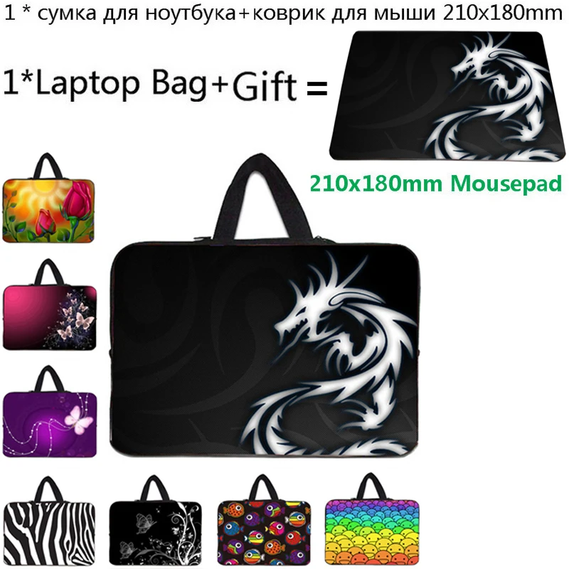Mens Vogue Laptop Sleeve Chromebook PC Case With 21x18cm Gaming Mousepad For Acer Aspire Samsung 14 13 10 12 17 15 Notebook Bags |