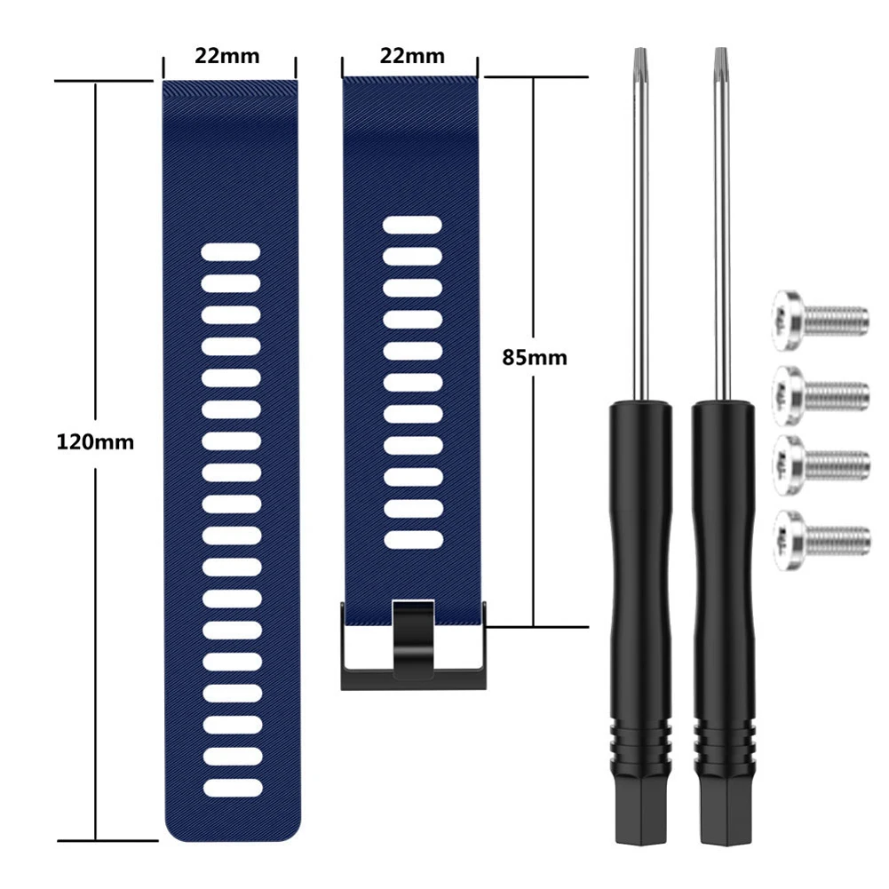 3 Силиконовый спортивный ремешок на запястье для Garmin Forerunner 30 замена Смарт-браслет ремешок для часов Garmin Forerunner 35 - Цвет: 3