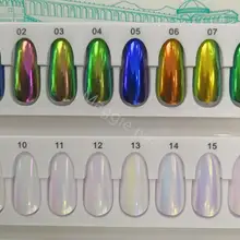 Заводская цена Аврора пыль пигмент Unicorn с зеркальным эффектом пигмент meirmaid пудра для полировки ногтей/украшения OEM