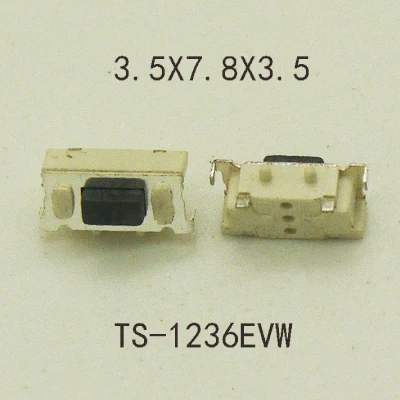 50PCS High quality SMT 2PIN Tactile Tact Push Button Micro Switch Momentary 3X6X3.5MM Side Push outdoor light switch timer