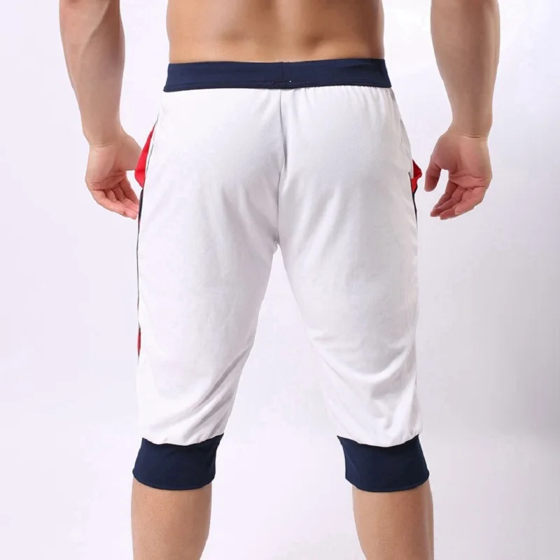 XXL  Brand Men Shorts Cotton Beach Boxer Sexy Wear Baseball capri Designer Shorts New Trunks FX1023 3