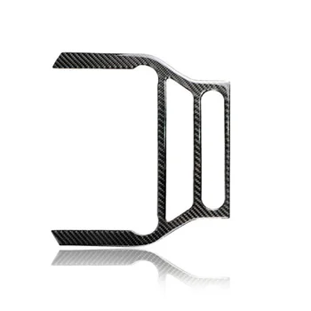 

For Ford Mustang 2015-2019 CD Panel trim Carbon Fiber CD Panel Cover Trim