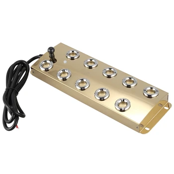 

Hot 10 Head Ultrasonic Mist Maker Fogger Stainless Steel Ultrasonic Humidifier Aeromist Hydroponics Nebulizer Water Fountain Pon