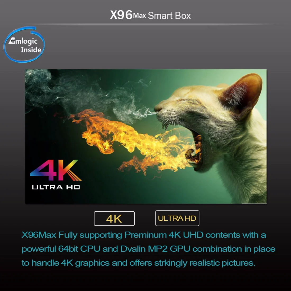 X96 Max Android tv Box Amlogic S905X2 Android 8,1 4 ГБ 32 ГБ