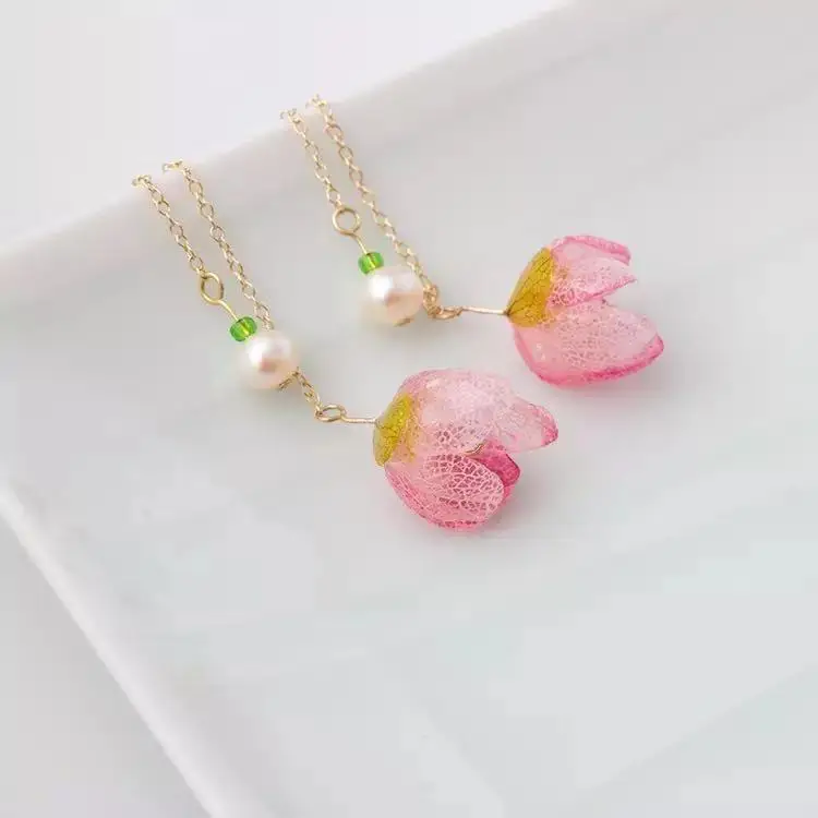 

Customized earings Womens earringsin jewelry Flowers court earrings Vintage rose earrings fringe earrings