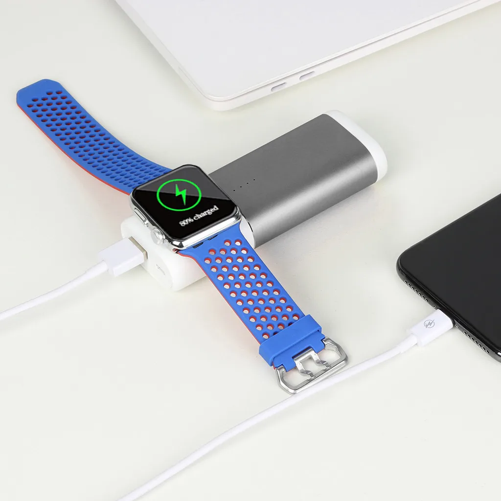 USB быстрое зарядное устройство для яблок часы 38 42 мм портативный карманный Qi беспроводной зарядный кабель Беспроводная зарядка подставка Dock-L1017