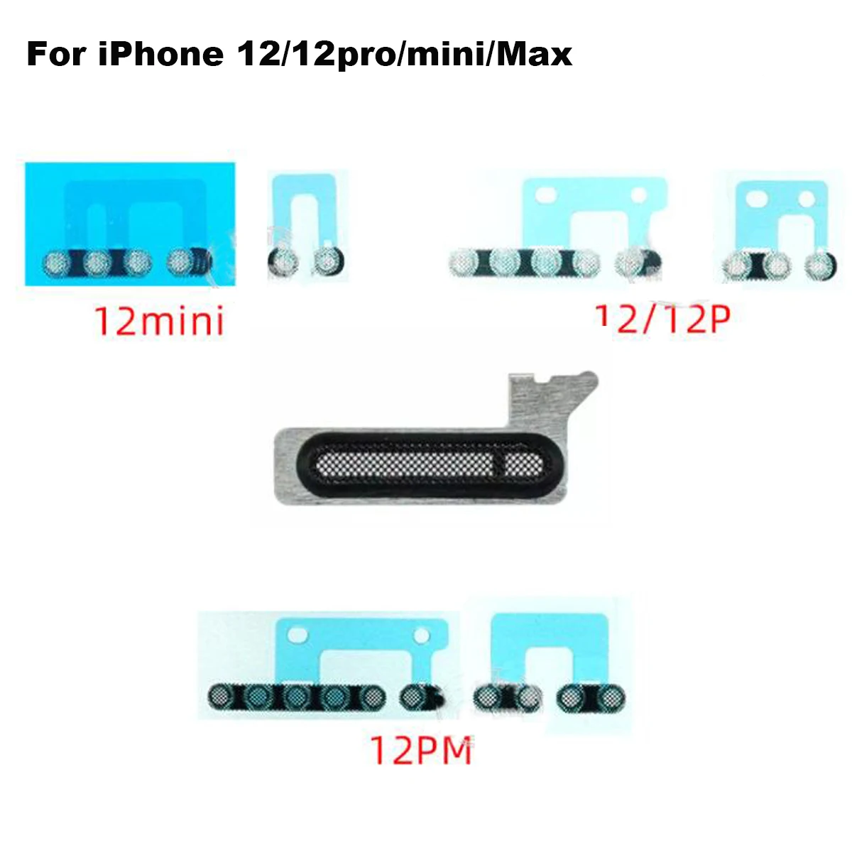 10 комплектов сетка для защиты от пыли нижний громкоговоритель микрофон iPhone 12 pro max