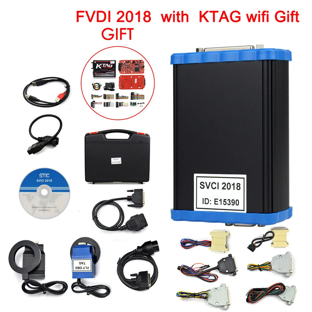 SVCI FVDI с ко всем функциям для VVDI2 V2016 V2015 V2014 FVDI J2534 неограниченное количество abrites - Цвет: 2018