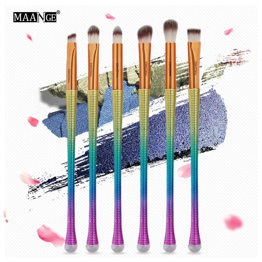 

6 Sets of Series Cosmetic Brushes, Basic Portable Makeup Tools, Hit The Market High End 11.11 Hot Selling