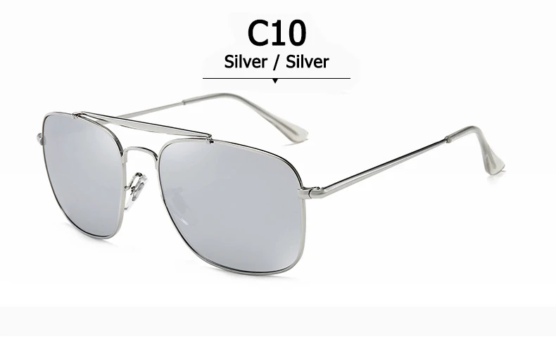 DPZ классические Vinatge 3560, поляризационные мужские солнцезащитные очки в стиле «THE COLONEL», брендовые солнцезащитные очки в квадратном стиле - Цвет линз: 3560 C10