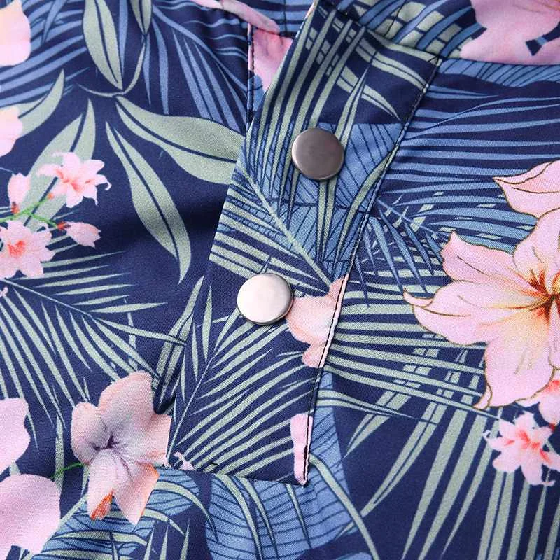 INCERUN мужские халаты с цветочным принтом 2019 быстросохнущие пляжные халаты с капюшоном и карманами Модные мужские халаты с коротким рукавом