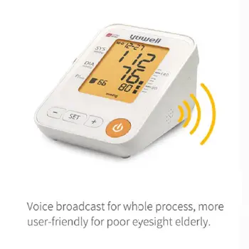 

YE650D Arm Blood Sphygmomanometer Monitor LCD Digital Heart Rate Meter Measure Automatic Monitor Home Health Equipment Care