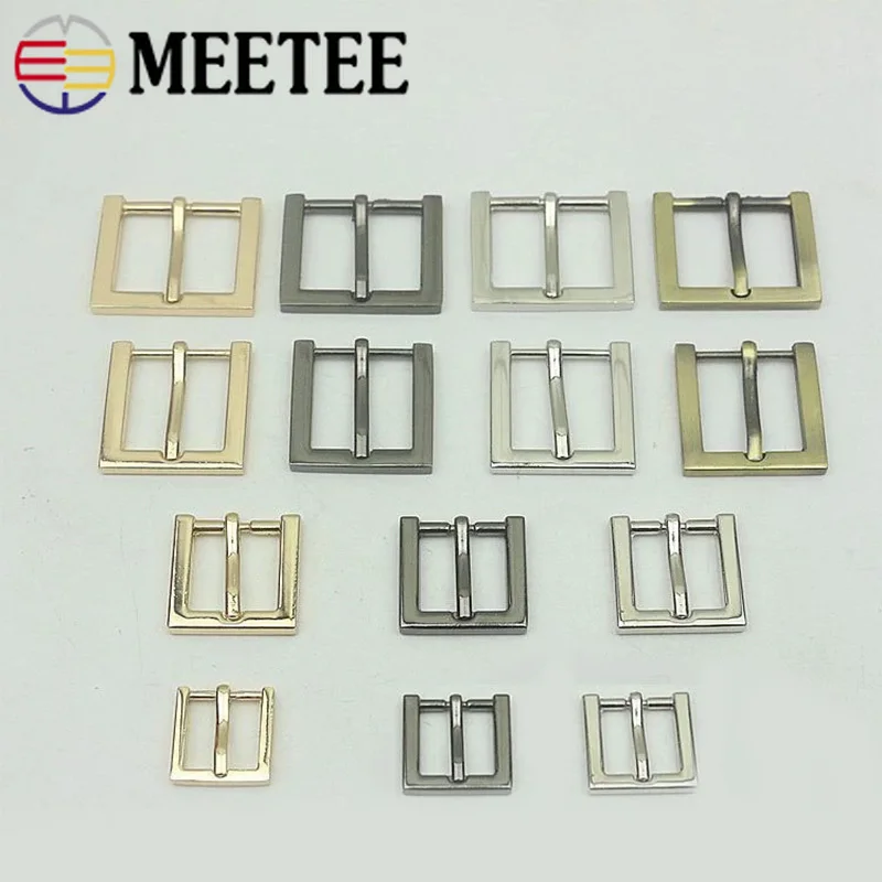 10pcs Meetee 13/16/20/25mm Metal Buckles for Bag Handbag Shoes Strap Belt Pin Webbing Snap Hooks DIY Leather Crafts | Дом и сад