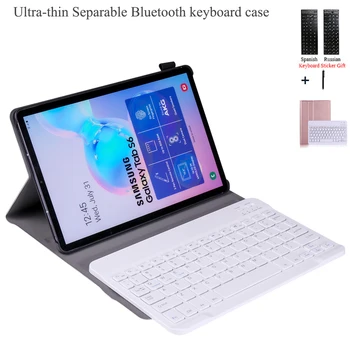 

Detachable Flip Case For Samsung Galaxy Tab S6 10.5'' SM-T860 SM-T865 Wireless Bluetooth Keyboard Leather Cover Fundas