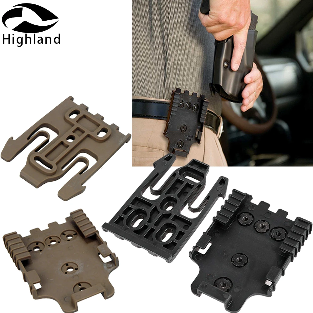 

Tactical Airsoft Safariland Holster Accessories Bucket FMA QLS Quick Locking System Kit for Molle Holster Handgun Case