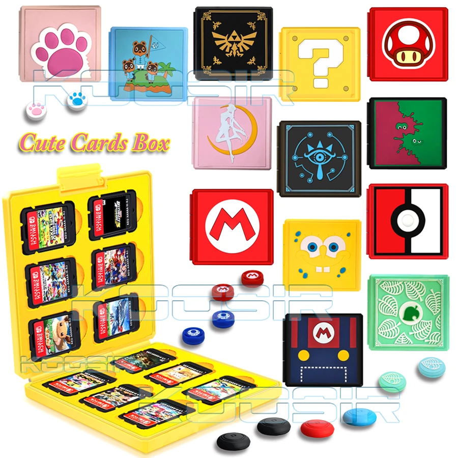 Nintend Switch Cute Game Card Case Nitendo Animal Crossing New Horizons Sd Cards Pink Shell Storage Box For Nintendo Switch Lite Cases Aliexpress